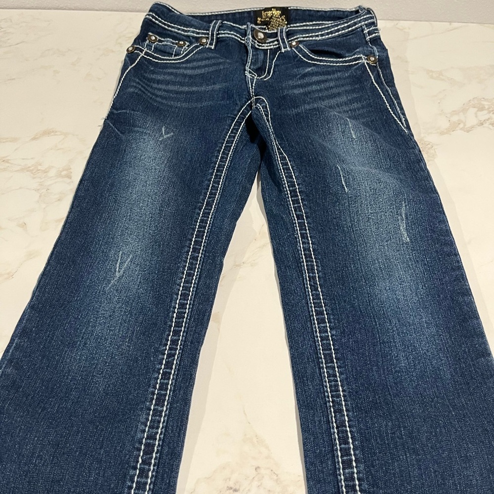 Girls  Crop jeans. Size 7.
